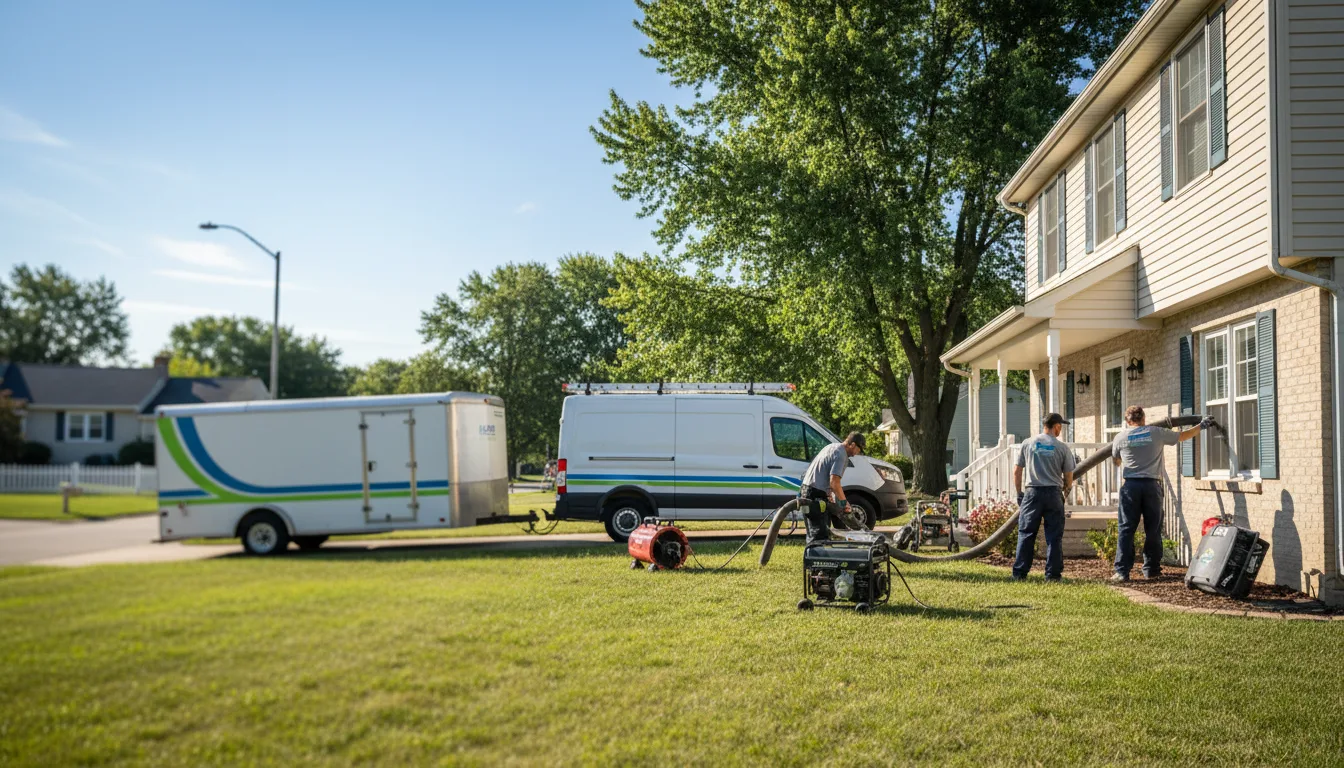 Flooded Basement Restoration And Cleanup With Repair in Dixon, IL near me